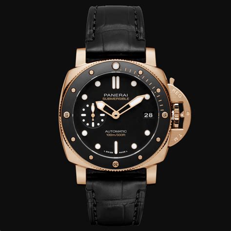 officine panerai submersible 42mm|panerai underwater goldtech 42mm.